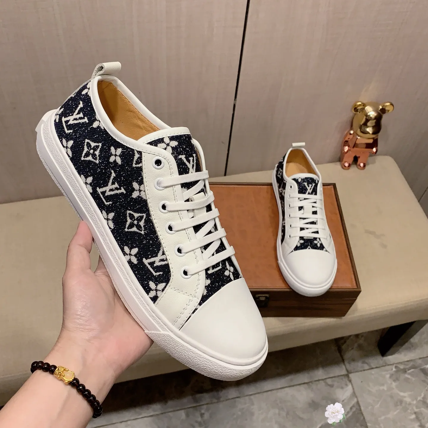 Men's Men's Shoes 💰400💰💰🎩🎩[Lightning][Lightning] "Lv*" Latest•hot style casual shoes, top brand [Seduce] luxury~purchase, top~quality. [Strong] The upper is made of imported breathable fabric with cowhide material ➕ breathable sheepskin feet (•) and fine workmanship. Original stylish and stylish soft rubber wear-resistant and non-slip outsole, light and comfortable on the feet, the real thing looks better when photographed, 0128: code: 38-44, 2️⃣ colors selected